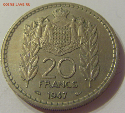 20 франков 1947 Монако №1 12.10.2019 22:00 МСК - CIMG2685.JPG