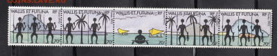 Wallis et Futuna  1992 5м ** сцепка до 14 10 - 157