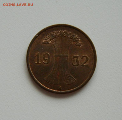 Германия 1 рейхспфенниг 1932 г. "А". до 13.10.19 - DSCN9908.JPG