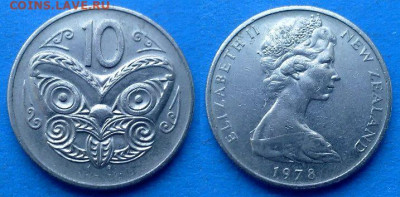 Новая Зеландия - 10 центов 1978 года до 15.10 - Новая Зеландия 10 центов, 1978