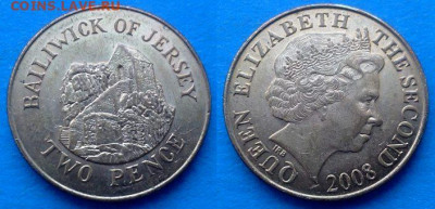 Джерси - 2 пенса 2008 года до 15.10 - Джерси 2 пенса, 2008