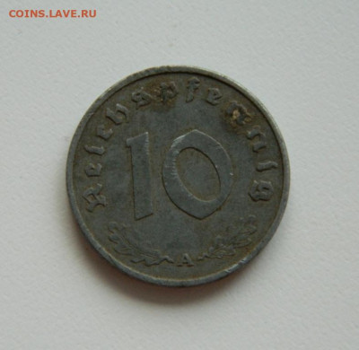 Германия 10 рейхспфеннигов 1943 г. "А". до 13.10.19 - DSCN9930.JPG