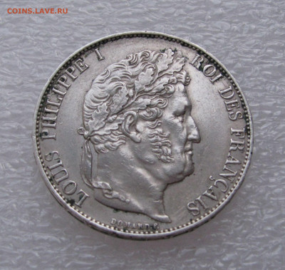 Франция. Луи-Филипп I. 5 ФРАНКОВ 1847 года. - 1847.JPG