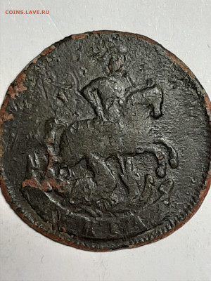 Денга 1757 год.Елизавета.      до 14.10   22-00 - монета 009
