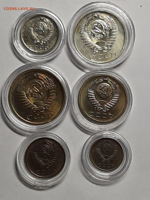 1-2-3-5-10-50 копеек 1974 год.Наборные! до 14.10 - набор 006