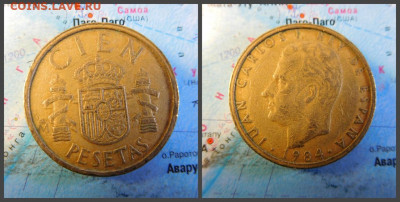 Испания 100 песет, 1984 - 14