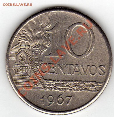 БРАЗИЛИЯ 10 СЕНТАВО 1967 ДО 28.07.11 В 22.00МСК (118) - img661