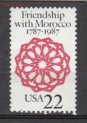 США 1987 1м** дружба с Марокко до 16 10 - 203