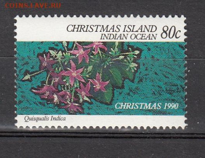 Острова Рождества 1990 1м ** 80ц до 16 10 - 225