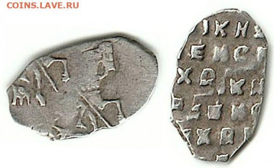 двойной удар на лицевике (мне нравится) - Алексей Михайлович копейка 0,39gr (двойной удар) 35