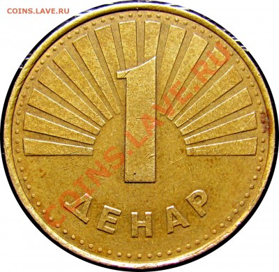 B64 Македония 1 денар 2008 (собака) до 27.07 в 22°° - B64 Macedonia 1 denar 1993_1