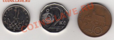 Чехия 1, 2 и 10 крон до 25.07.11 21-00 - Чехия а