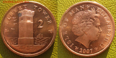 Остров МЕН 2 пенни 2007 г До  14-10 в 22-00 мск - Остр МЕН