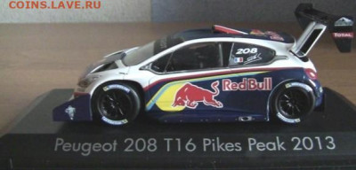 Коллекционирование масштабных моделей автомобилей - Peugeot 208 T16 Pikes Peak. Модель (Norev).