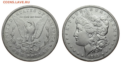 США. 1 доллар 1885 г. Морган. До 17.10.19. - DSH_4454.JPG