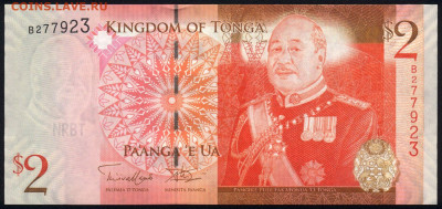 Тонга острова 2 паанга 2009 unc 19.10.19. 22:00 мск - 2