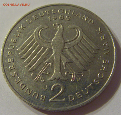 2 марки 1988 J Эрхард Германия ФРГ №1 19.10.2019 22:00 МСК - CIMG3494.JPG