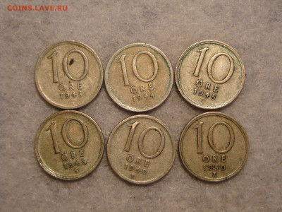 Швеция 10 эре 1943-50г.(6 шт)...18.10.19...22-00 мск.(1). - DSC09872.JPG