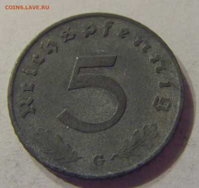 5 пфеннигов 1941 G Германия №1 19.10.2019 22:00 МСК - CIMG3850.JPG