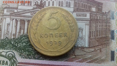 5 копеек 1929г до 17 10 2019  22 00 - 044