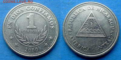 Никарагуа - 1 кордоба 2000 года до 20.10 - Никарагуа 1 кордоба, 2000