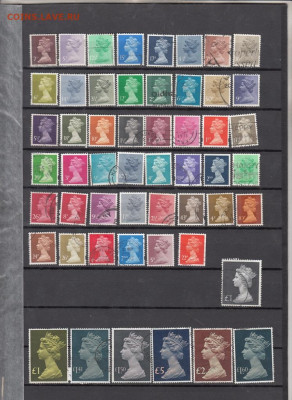 Великобритания стандарт королева 53 марки до 18 10 - 19
