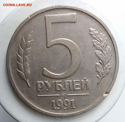 5 рублей 1991 года ммд до 18.10.2019 - IMG_20190907_171134