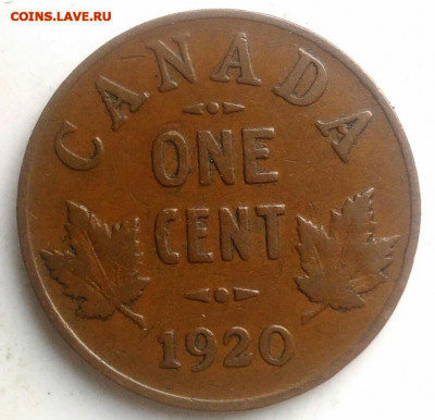 Канада 1 цент 1920 года до 18.10.2019 - IMG_20190714_143832