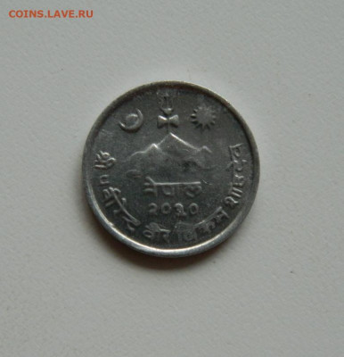 Непал 2 пайсы 1973 г. (Фауна), без обращения. до 17.10.19 - DSCN9906.JPG