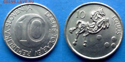 Словения - 10 толаров 2001 года до 20.10 - Словения 10 толаров, 2001