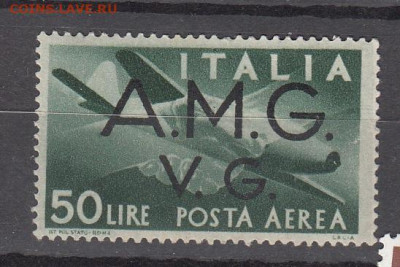 Италия Триест 1946 1м * надпечатка до 19 10 - 147