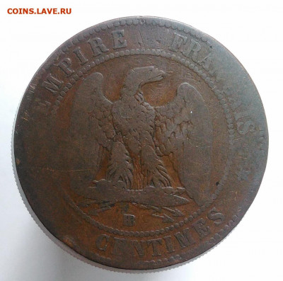 Франция 10 сантимов 1855 года до 18.10.2019 - IMG_20190909_180228