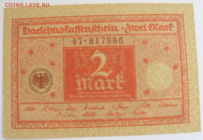 2 марки Германия 1920. - 2 марки Германия 1920 - 1