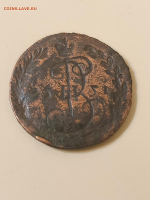 деньга 1775 инкузная - 2