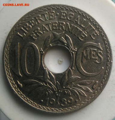 Франция 10 сантимов 1939 года до 18.10.2019 - IMG_20190714_133535