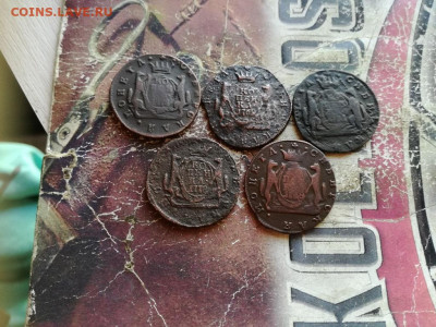 Копейки сибирь 1768-1778, 5 штук до 20.10.2019 - 5сиб (3) - копия