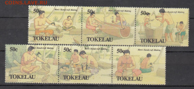 Токелау 1990 6м** 2 сцепки до 23 10 - 242