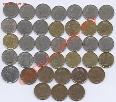 Иностранные монеты распродажа!!! - Бельгия1 реверс