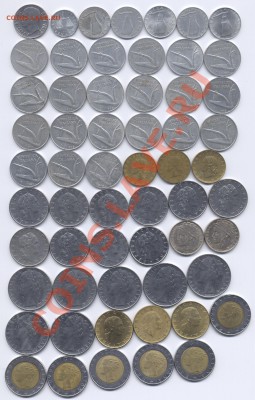 Иностранные монеты распродажа!!! - Италия реверс