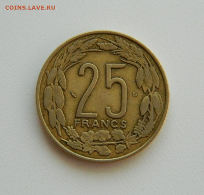 Центральная Африка 25 франков 2003 г. (Фауна). до 22.10.19 - DSCN0056.JPG
