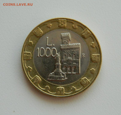Сан-Марино 1000 лир 1997 г. (БИМ). до 22.10.19 - DSCN0062.JPG