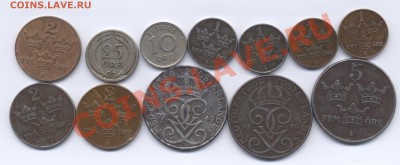 Иностранные монеты распродажа!!! - Швеция1 аверс
