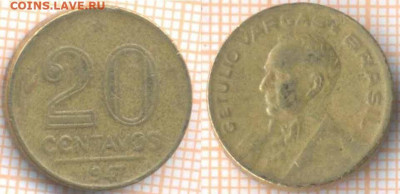 Бразилия 20 сентаво 1947 г., до 22.10.2019 г. 22.00 по Москв - Бразилия 20 сентаво 1947  8066
