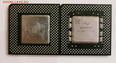 два процессора: Intel Pentium MMX и Intel Celeron 466 - P1810636.JPG