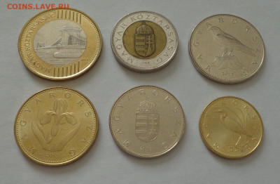 ВЕНГРИЯ - набор ходячки 6 монет 2 БИМа до 25.10, 22.00 - Венгрия - набор ходячки 6 монет1