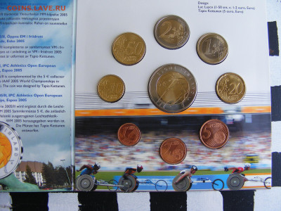 Финляндия. Офиц набор монет Евро 2005.До 23.10 в 22.10 - 005 (2).JPG