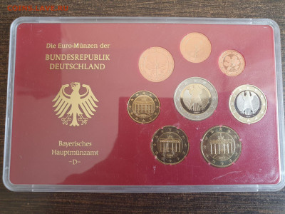 Германия набор ЕВРО 2004 г. D. 8 монет Proof. 23.10 в 22. - 139634468