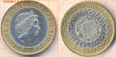 Великобритания 2 фунта 2004 г. , подделка или фуфло или норм - Великобритания 2 фунта 2004  8044