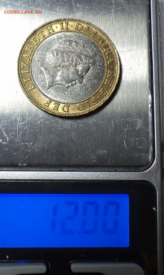 Великобритания 2 фунта 2004 г. , подделка или фуфло или норм - вес