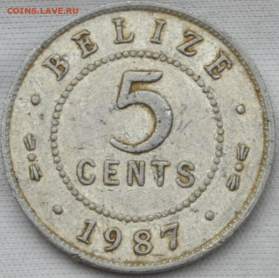 Белиз 5 центов 1987. 22. 10. 2019. в 22 часа 00 мин. - DSC_0290